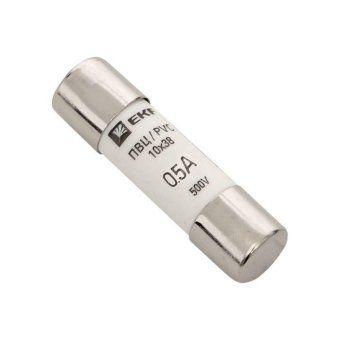 вставка плавкая цилиндрическая пвц 10х38 0.5а ekf pvc-10x38-0.5 от магазина Штепсель и батарейка.
