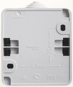 переключатель проходной 1-кл. оп этюд 10а ip44 10ax сер. se ba10-046c от магазина Штепсель и батарейка. - фото_4
