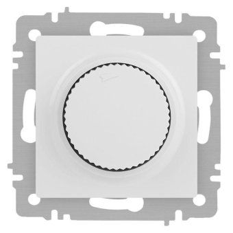 светорегулятор accent 6-401-01м поворотный 600вт 230в ip20 су бел. матов. intro б0063671 от магазина Штепсель и батарейка.
