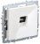розетка компьютерная сп rj45 кат.6 brite рк11-брб механизм бел. iek br-k10-2-k01 от магазина Штепсель и батарейка.