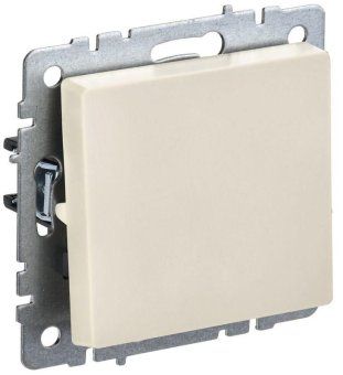 выключатель проходной 1-кл. сп brite вс10-1-6-бркр 10а механизм беж. iek br-v12-0-10-k10 от магазина Штепсель и батарейка. - фото_2
