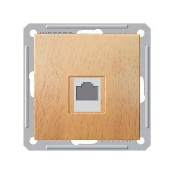 розетка компьютерная сп w59 rj45 кат.5e механизм бук sche rsi-152k5e-8-86 от магазина Штепсель и батарейка. - фото_2