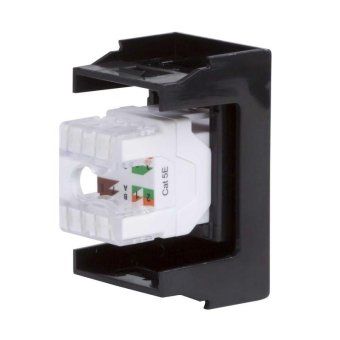 розетка компьютерная 1-м 1мод. viva rj45 кат.5e черн. dkc 45238 от магазина Штепсель и батарейка. - фото_3