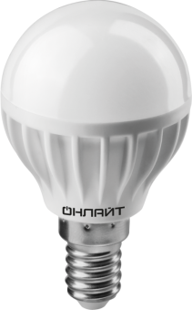 лампа светодиодная 61 136 oll-g45-6-230-6.5k-e14 6вт онлайт 61136 от магазина Штепсель и батарейка.