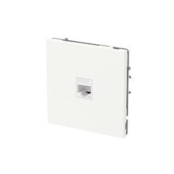 розетка компьютерная 1-м kant rj45 кат.6a без шторки бел. магнолия dkc 7000673 от магазина Штепсель и батарейка. - фото_2