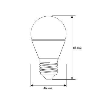 лампа светодиодная led8-g45/830/e27 8вт шар 3000к тепл. бел. e27 720лм 170-265в camelion 12392 от магазина Штепсель и батарейка. - фото_2