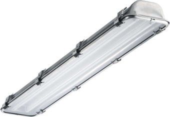 светильник inox 228 hf 2х28вт g5 ip65 потолочный ст 1077000050 от магазина Штепсель и батарейка.
