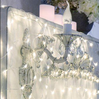 гирлянда светодиодная "сеть" 1.5х1.5м 150led бел. 12вт 220-240в ip20 с контроллером 8 режимов провод пвх прозр. neon-night 215-125 от магазина Штепсель и батарейка. - фото_4