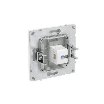 розетка компьютерная 1-м kant rj45 кат.6a без шторки бел. магнолия dkc 7000673 от магазина Штепсель и батарейка. - фото_5