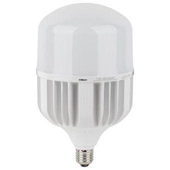 лампа светодиодная высокомощная led hw 80вт t матовая 4000к нейтр. бел. e27 8000лм 140-265в с адаптером e40 угол пучка 200град. pf>/=09 (замена 800вт) osram 4058075576933 от магазина Штепсель и батарейка.