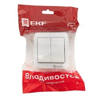 выключатель 2-кл. оп владивосток 10а ip54 бел. proxima ekf eqr16-023-30-54 от магазина Штепсель и батарейка. - фото_4