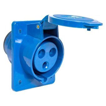 розетка скрыт. уст. 32а 220в 2p+e ip44 (423) ekf ps-423-32-220 от магазина Штепсель и батарейка. - фото_6