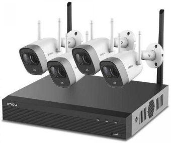 комплект видеонаблюдения kit/nvr1104hs-w-s2/4-g26e imou 1417191 от магазина Штепсель и батарейка.
