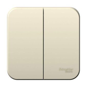 выключатель 2-кл. оп blanca 10а ip20 (сх. 5) 250в с изолир. пластиной молочн. se blnva105012 от магазина Штепсель и батарейка.