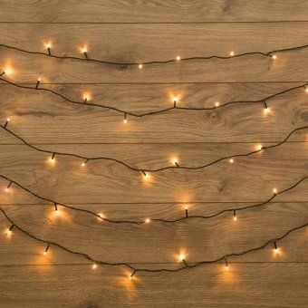гирлянда светодиодная "твинкл лайт" 15м 120led тепл. бел. 6.9вт 220-240в ip20 с контроллером 8 режимов провод пвх темн. зел. neon-night 303-056 от магазина Штепсель и батарейка. - фото_3