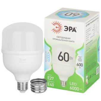 лампа светодиодная green line power t100-60w-840-e27/e40 gl 60вт колокол 4000к яркий свет бел. e27/e40 эра б0067072 от магазина Штепсель и батарейка.