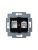 розетка компьютерная levit rj45 кат.5e с заглушкой сталь abb 2chh295117a6069 от магазина Штепсель и батарейка. - фото_4