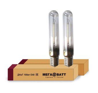 лампа газоразрядная натриевая днат 100 e40 (25) мегаватт 02928 от магазина Штепсель и батарейка.