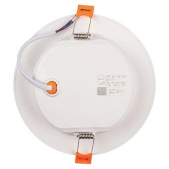 светильник светодиодный pled dl7 12вт 3000к ip54 1020лм wh встраив. бел. pro jazzway 5069060 от магазина Штепсель и батарейка. - фото_3