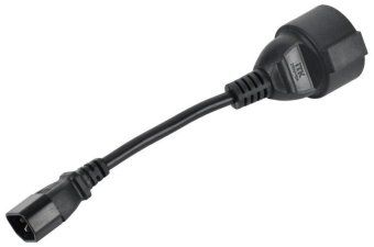 адаптер pdu 3х1.5 10см с разъемами c14-schuko itk pc-c14d-10cm от магазина Штепсель и батарейка.