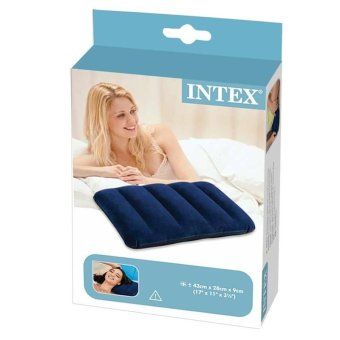 подушка надувная флокированная 43х28х9см (68672) intex 6941057403878 от магазина Штепсель и батарейка. - фото_2