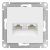 розетка компьютерная 2-м atlasdesign rj45+rj45 кат.5e механизм лотос se atn001385 от магазина Штепсель и батарейка. - фото_3