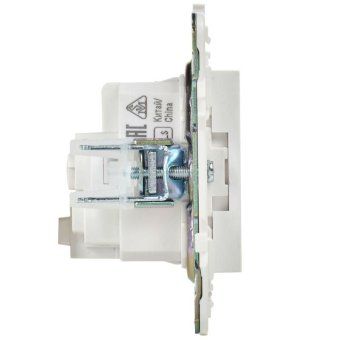 розетка skandy 16а с заземл. без защ. шторок sk-r05w арктич. бел. iek sk-r11-16-k01 от магазина Штепсель и батарейка. - фото_4