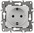 розетка 1-м сп эра12 12-2101-01 16а ip20 16ax 250в 2p+e schuko механизм бел. эра б0014675 от магазина Штепсель и батарейка.
