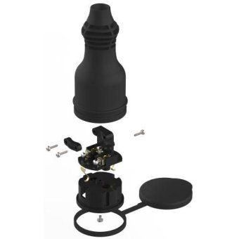 розетка rx11-b-ip44 16а ip44 прямая с заземл. каучук черн. эра б0069325 от магазина Штепсель и батарейка. - фото_6