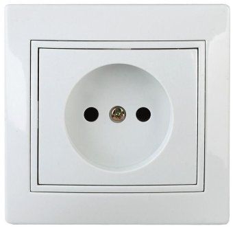 розетка 1-м сп plano 1-201-01 16а ip20 250в 2p бел. intro б0053859 от магазина Штепсель и батарейка.