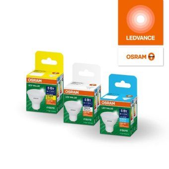 лампа светодиодная led g4 value lvpar1675 7w/965 cri95 7вт 6500к 700лм рефлектор матов. gu10 170-250в osram 4058075581616 от магазина Штепсель и батарейка. - фото_6