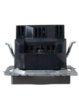 розетка brite рюш10-1-брс 16а с usb a+a 2.1а с заземл. защ. шторки механизм сталь iek br-r14-16-u21-d21-k46 от магазина Штепсель и батарейка. - фото_2
