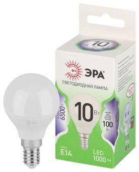лампа светодиодная green line p45-10w-865-e14 gl 10вт шар 6500к свет холод. e14 эра б0067033 от магазина Штепсель и батарейка.