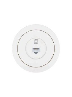 розетка компьютерная сп osen rj45 кат.6 механизм бел. lezard 743-0288-140 от магазина Штепсель и батарейка. - фото_4