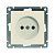 розетка 1-м сп афина 16а ip20 без заземл. механизм сл. кость (ivory) universal a0022-i от магазина Штепсель и батарейка.