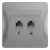 розетка компьютерная + телефонная 2-м сп glossa rj45 + rj11 кат.5e механизм алюм. se gsl000385 от магазина Штепсель и батарейка.