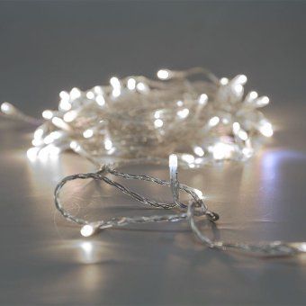 гирлянда светодиодная "нить" 10м 75led бел. 1.7вт 230в ip44 эффект мерцания провод прозр. neon-night 305-525 от магазина Штепсель и батарейка. - фото_10