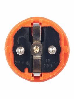 вилка прямая омега вбп3-1-0м ip44 каучук оранж. iek pkr01-016-2-k09 от магазина Штепсель и батарейка. - фото_3