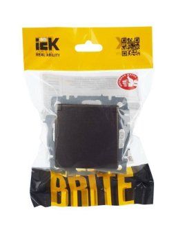 розетка brite рсбш10-3-бртб 16а ip20 с заземл. защ. шторки с крышкой механизм бронза iek br-r16-16-k45 от магазина Штепсель и батарейка. - фото_4