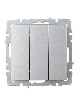 выключатель 3-кл. сп brite вс10-3-0-бра 10а механизм алюм. iek br-v30-0-10-k47 от магазина Штепсель и батарейка. - фото_4