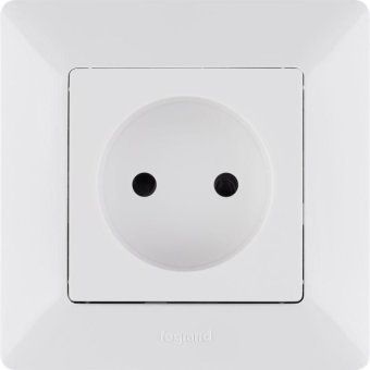 розетка 1-м сп valena life 16а ip20 250в 2p защ. шторки безвинтов. клеммы с лицев. панелью механизм бел. leg 753416 от магазина Штепсель и батарейка. - фото_6