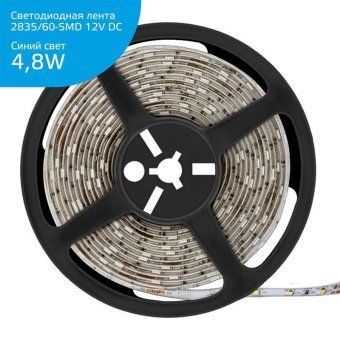 лента светодиодная elementary 2835/60-smd 4.8вт/м син. ip66 210лм/м 12в 8мм (уп.5м) gauss 356000505 от магазина Штепсель и батарейка. - фото_3