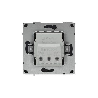 розетка силовая kant 2p+e защ. шторки черн. уголь dkc 7012003 от магазина Штепсель и батарейка. - фото_3