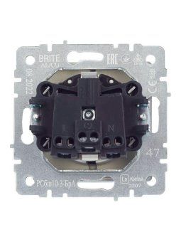 розетка brite рсбш10-3-бра 16а ip20 с заземл. защ. шторки с крышкой механизм алюм. iek br-r16-16-k47 от магазина Штепсель и батарейка. - фото_8