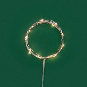 гирлянда светодиодная роса 2м 20 led теплый бел. ip20 2хаа (в комплект не входят) neon-night 302-056 от магазина Штепсель и батарейка. - фото_5