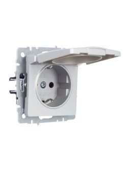 розетка brite рсбш10-3-бра 16а ip20 с заземл. защ. шторки с крышкой механизм алюм. iek br-r16-16-k47 от магазина Штепсель и батарейка. - фото_3