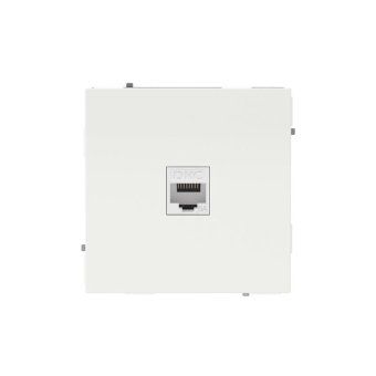розетка компьютерная 1-м kant rj45 кат.6a без шторки бел. магнолия dkc 7000673 от магазина Штепсель и батарейка.