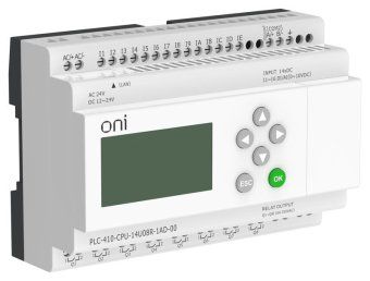 модуль цпу плк 410 8 di 6 ui (0-10в/di) 8 ro 12в-24в dc или 24в ac с ethernet портом с экраном oni plc-410-cpu-14u08r-1ad-00 от магазина Штепсель и батарейка. - фото_6