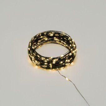 гирлянда "роса" 30м 300led тепл. бел. ip20 230в с контроллером провод зел. neon-night 303-276 от магазина Штепсель и батарейка. - фото_2