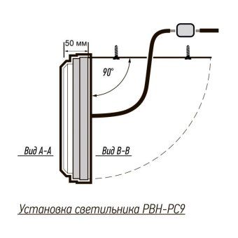 светильник светодиодный pbh-pc9-oa 24вт 4000к ip65 2400лм жкх бел. jazzway 5070172 от магазина Штепсель и батарейка. - фото_9